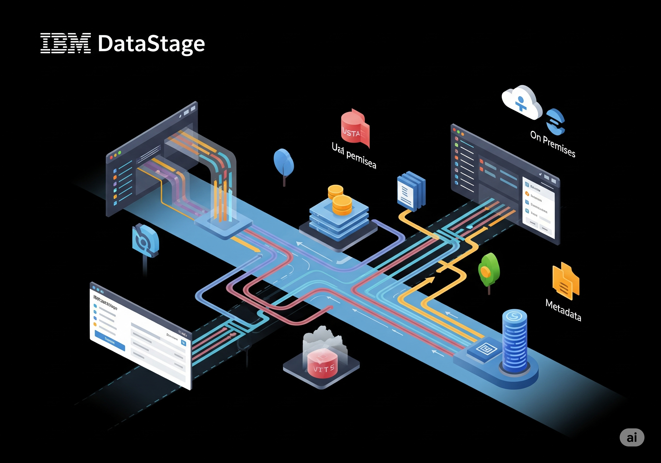 IBM InfoSphere DataStage Illustration