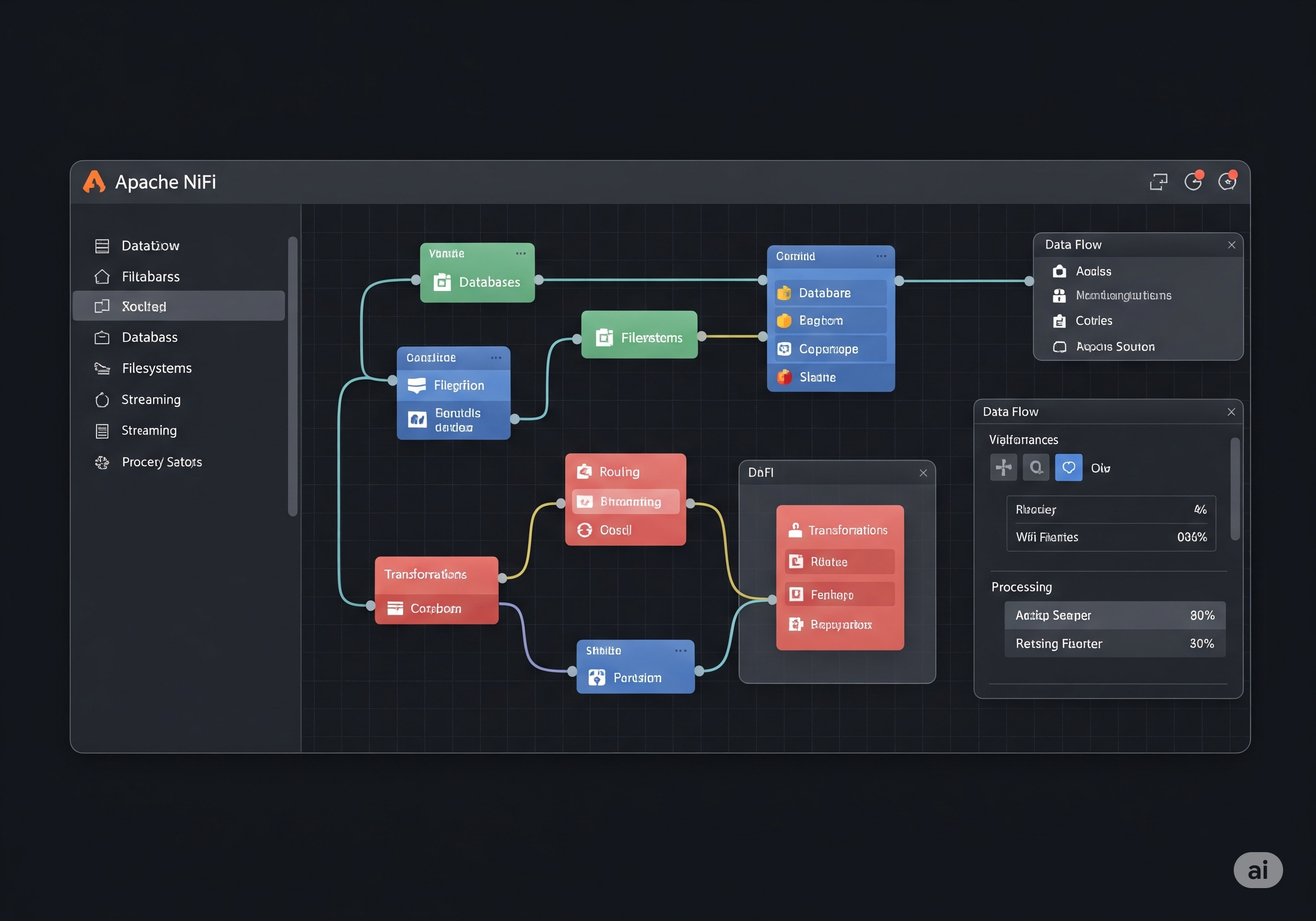 Apache NiFi Platform Illustration